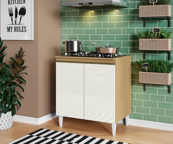 BALCAO ARAMOVEIS KELLY P/COOKTOP 2PT 0,80CM 2002403