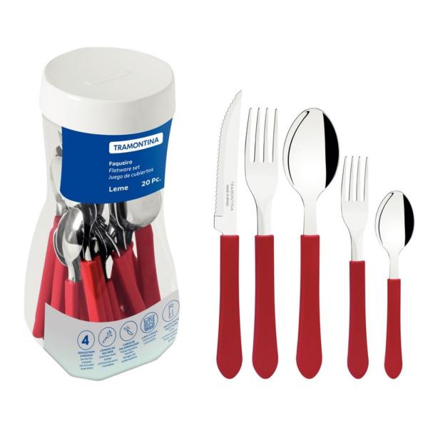 FAQUEIRO TRAMONTINA LEME POTE 20 PCS - Imagem 2
