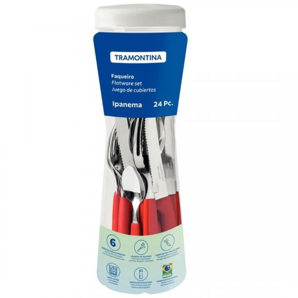 FAQUEIRO TRAMONTINA IPANEMA POTE 24 PCS - Imagem 3