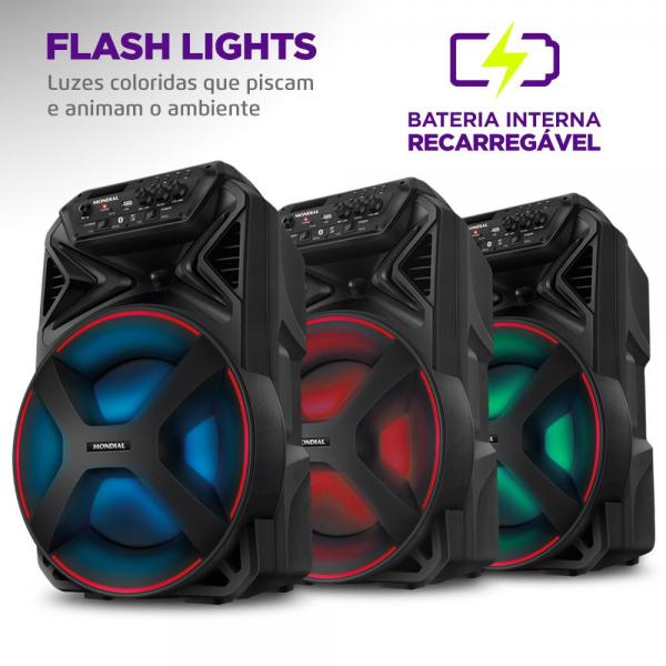 CAIXA DE SOM MONDIAL BLUETOOTH CM-250 - Imagem 5