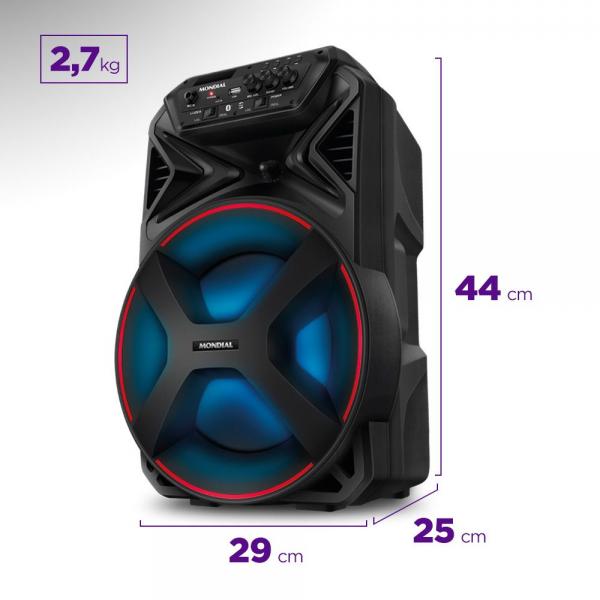 CAIXA DE SOM MONDIAL BLUETOOTH CM-250 - Imagem 6