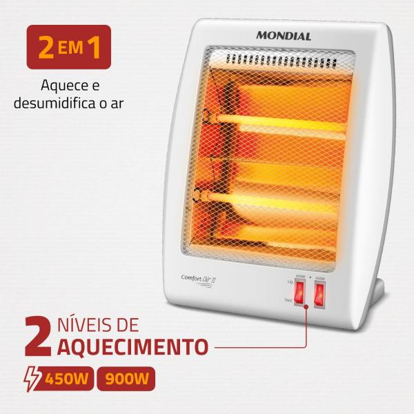 AQUECEDOR MONDIAL QUARTZO A-16 - Imagem 2