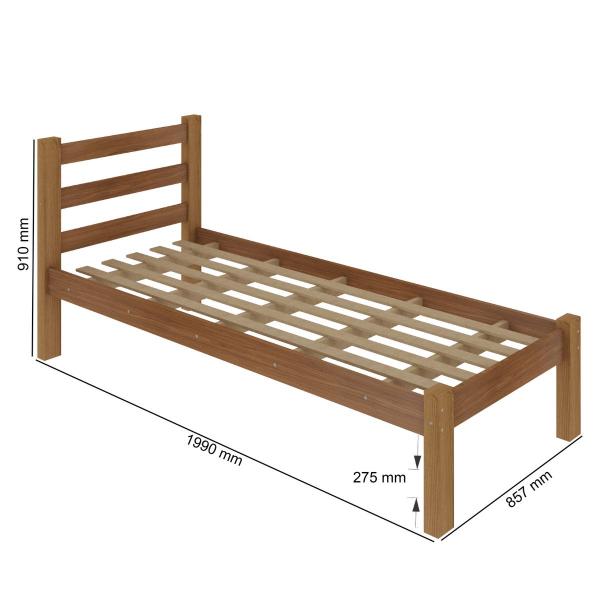 CAMA ARAUNA GUARA PLUS SOLTEIRO 0,78 - Imagem 3