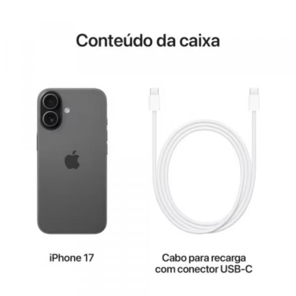 SMARTPHONE APPLE IPHONE 17 256GB S/CARREG E FONE 5G - Imagem 5