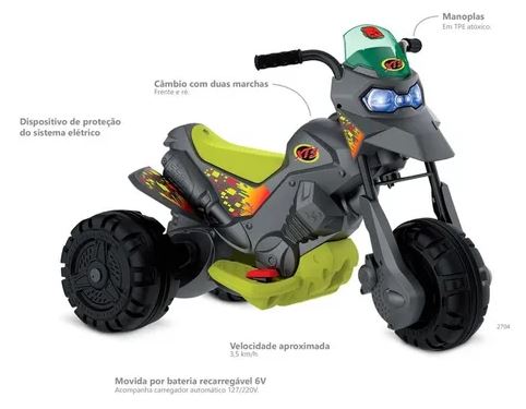 MOTO ELETRICA BANDEIRANTE XT3 - Imagem 2