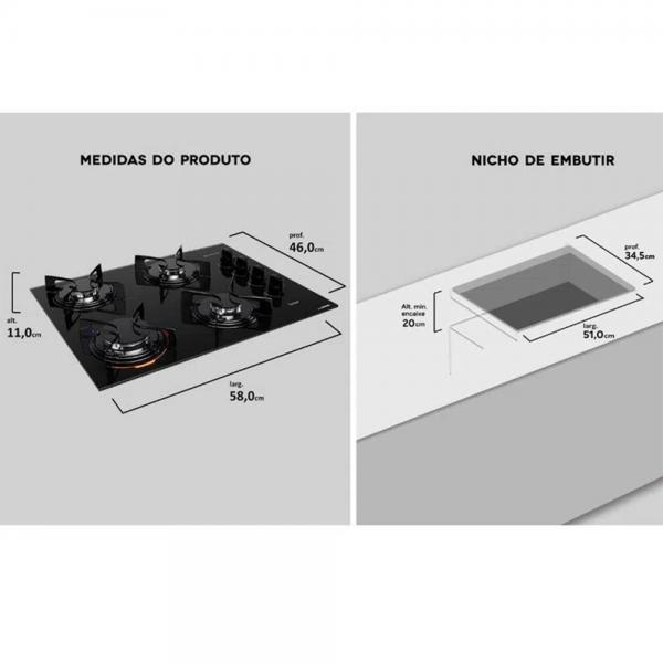COOKTOP ATLAS U.TOP 4BCS - Imagem 5