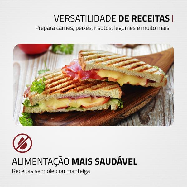 GRILL MONDIAL PRESS CERAMIC PG-01-RC - Imagem 10