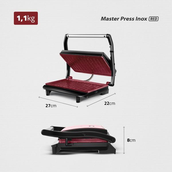GRILL MONDIAL PRESS CERAMIC PG-01-RC - Imagem 11