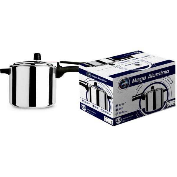 PANELA PRESSAO MEGA ALUMINIO 4,5L - Imagem 2