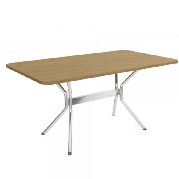 CONJ MESA KAPPESBERG 1,60 6 CAD CROMADAS - Imagem 3