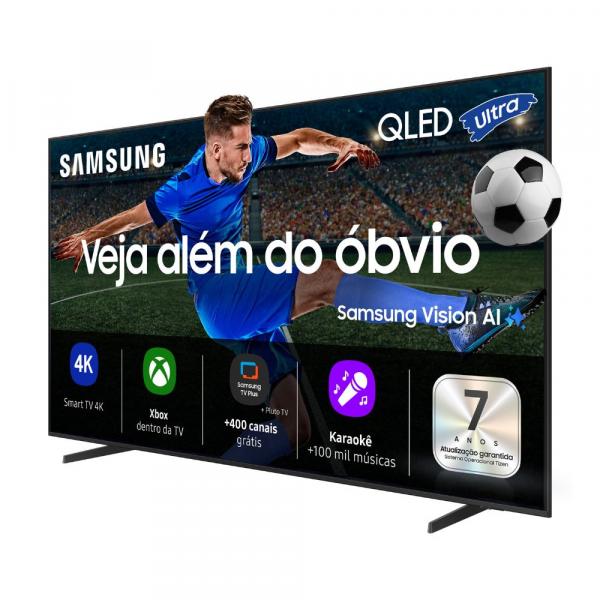 TV 55" SAMSUNG SMART VISION IA QLED ULTRA 4K GAMING QN55QEF1AGXZD - Imagem 2