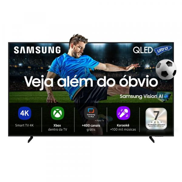 TV 75" SAMSUNG SMART VISION IA QLED ULTRA 4K GAMING QN75Q7FAA
