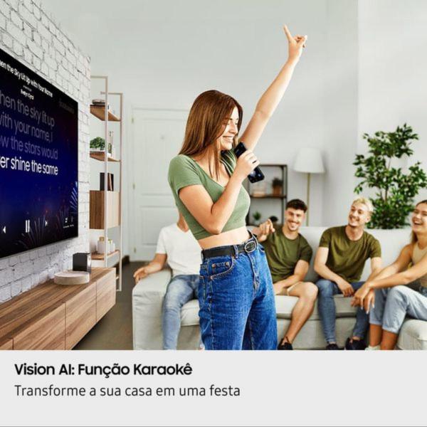 TV 75" SAMSUNG SMART VISION IA QLED ULTRA 4K GAMING QN75Q7FAA - Imagem 4