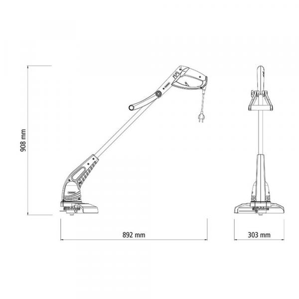 APARADOR DE GRAMA TRAMONTINA AP1500T 1500W - Imagem 8
