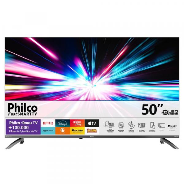 TV 50" PHILCO SMART ROKU 4K P50CRB