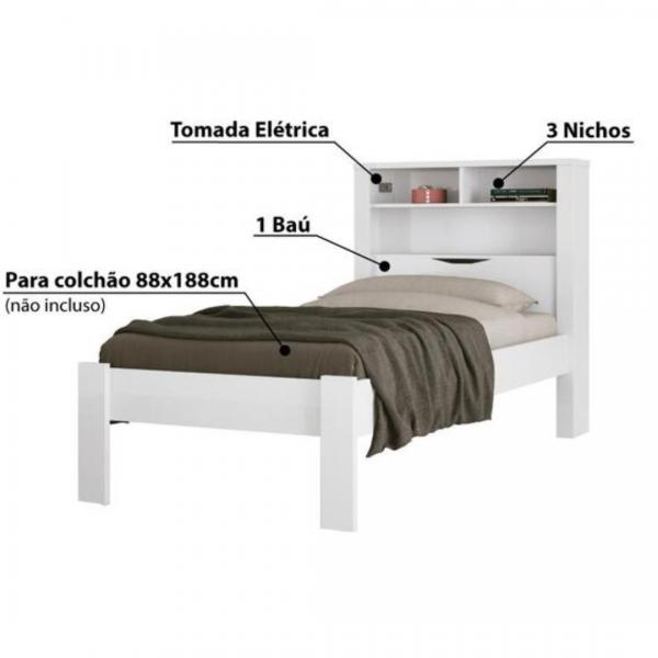 CAMA SANTOS ANDIRA INVICTA SOLTEIRO - Imagem 3