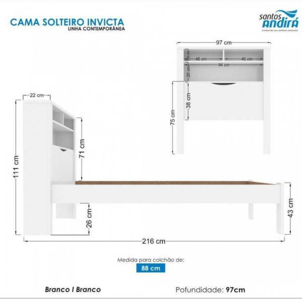 CAMA SANTOS ANDIRA INVICTA SOLTEIRO - Imagem 5
