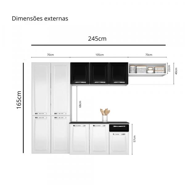 COZINHA ITATIAIA DE ACO AMANDA 4PCS - Imagem 3