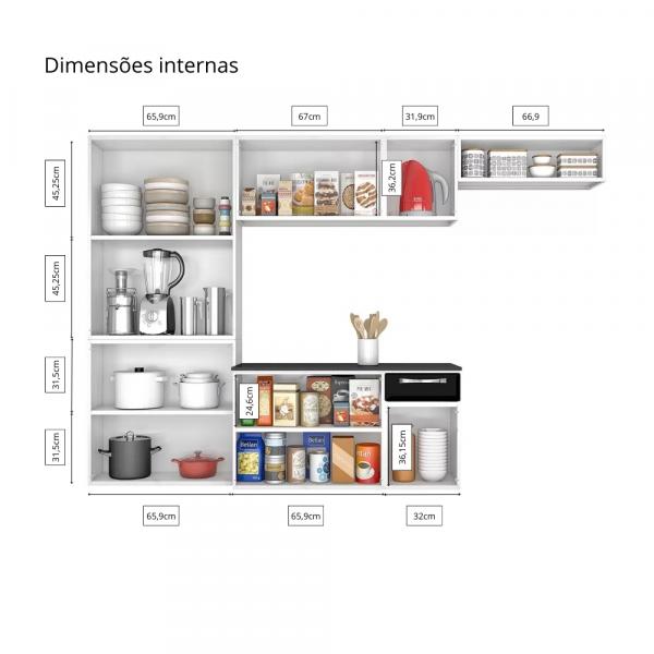 COZINHA ITATIAIA DE ACO AMANDA 4PCS - Imagem 4