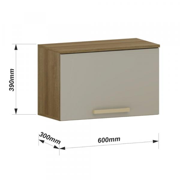 ARMARIO LUCIANE ISIS 60CM 1PT BASC - Imagem 3