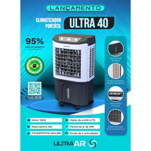 CLIMATIZADOR ULTRA AR FRIO 40L 150W - Imagem 6