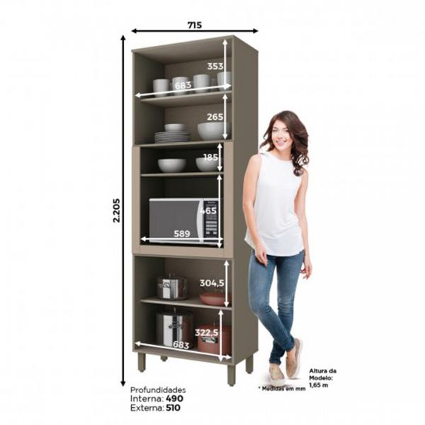 TORRE QUENTE HENN CONNECT 71,5 XCM 1 FORNO - Imagem 3