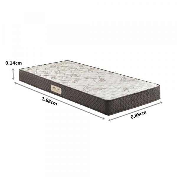 COLCHAO ECOFLEX ECOLINE D-23 0,88X1,88X0,14 - Imagem 3