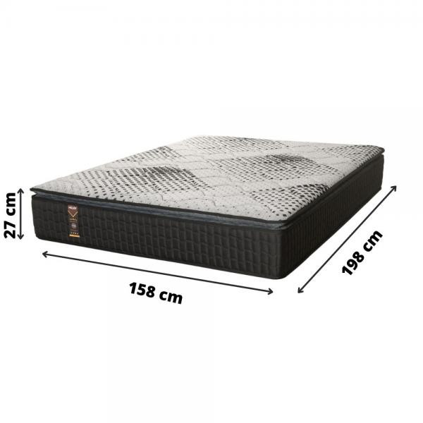 COLCHAO HELLEN LAGUNA 1,58X1,98X0,27 WK39 - Imagem 3