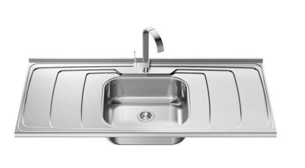 BACIA INOX GHELPLUS DUBAI 1,20X54,5 - Imagem 2