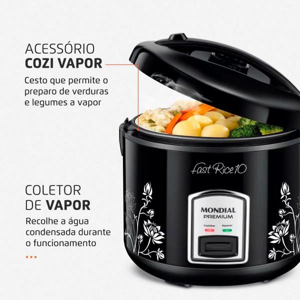 PANELA ELETRICA ARROZ MONDIAL 5L PE-44 10X - Imagem 5