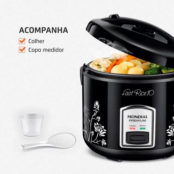 PANELA ELETRICA ARROZ MONDIAL 5L PE-44 10X - Imagem 7