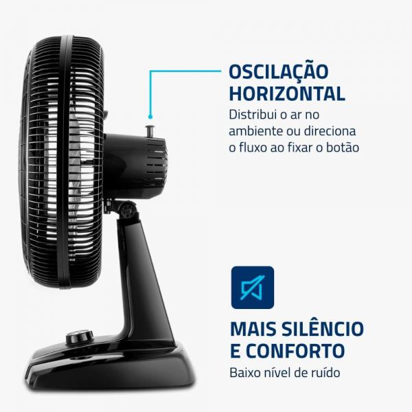 VENTILADOR MESA MONDIAL TURBO 40CM NVT-40-8P 140W - Imagem 4