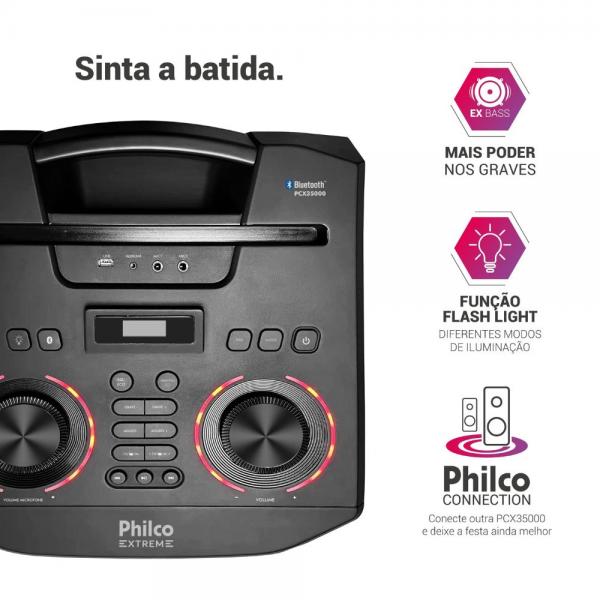 CAIXA DE SOM PHILCO BLUETOOTH 3500W PCX35000 - Imagem 22