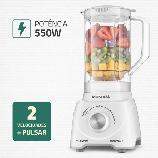 LIQUIDIFICADOR MONDIAL L-97-W - Imagem 2