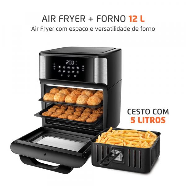 FRITADEIRA MONDIAL AIR FRYER OVEN 12L AFON - Imagem 4
