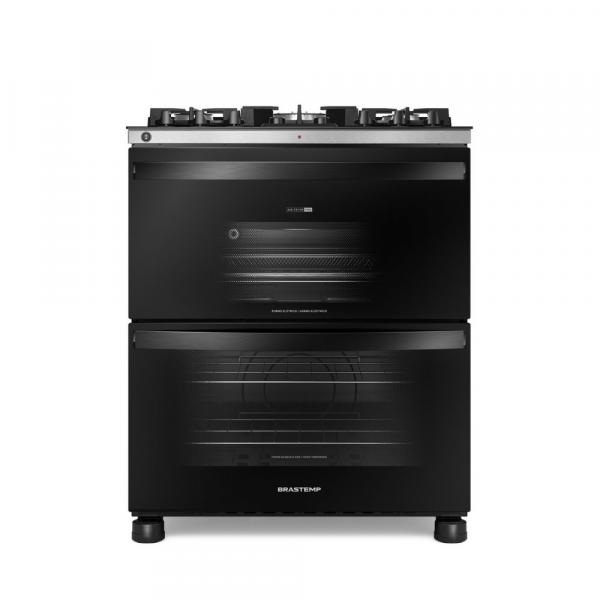 FOGAO BRASTEMP 5BCS DUPLO FORNO C/AIR FRYER BFD5LAE