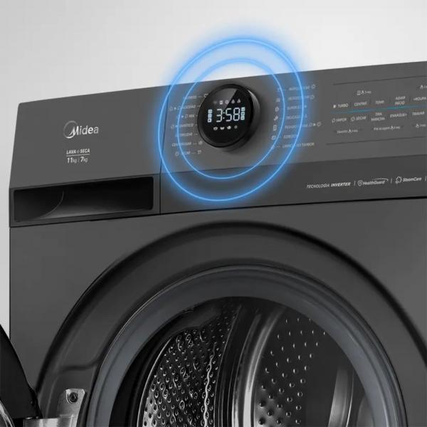 LAVA E SECA MIDEA 11KG MF201D110WB/GK - Imagem 4
