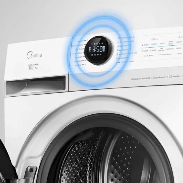 LAVA E SECA MIDEA 11KG MF201D110WB/WK - Imagem 4