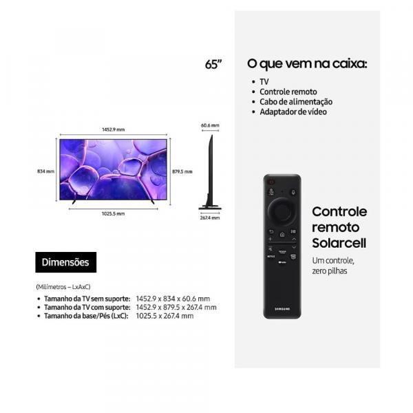 TV 65" SAMSUNG SMART 4K UHD GAMING ALEXA UN65U8600FGXZ - Imagem 6