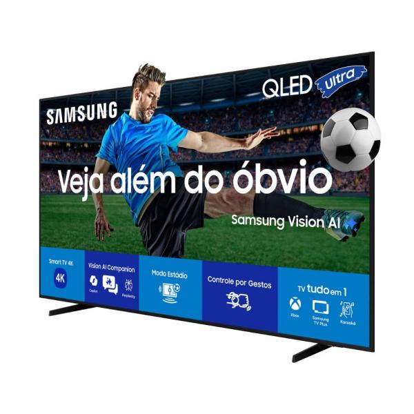 TV 65" SAMSUNG SMART VISION IA QLED ULTRA 4K GAMING QN65Q7FAAGXZD - Imagem 2
