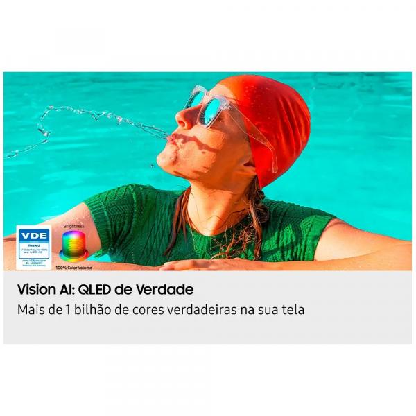 TV 65" SAMSUNG SMART VISION IA QLED ULTRA 4K GAMING QN65Q7FAAGXZD - Imagem 3