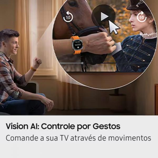 TV 65" SAMSUNG SMART VISION IA QLED ULTRA 4K GAMING QN65Q7FAAGXZD - Imagem 4