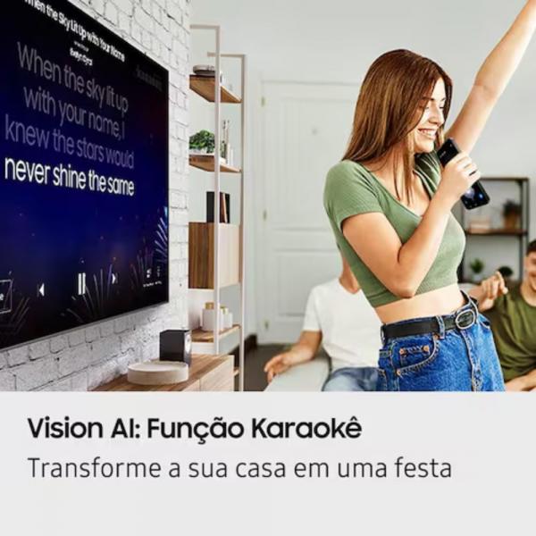 TV 65" SAMSUNG SMART VISION IA QLED ULTRA 4K GAMING QN65Q7FAAGXZD - Imagem 5
