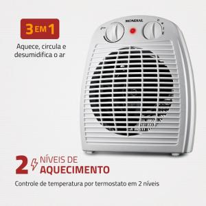 AQUECEDOR MONDIAL A-08 1500W - Imagem 5