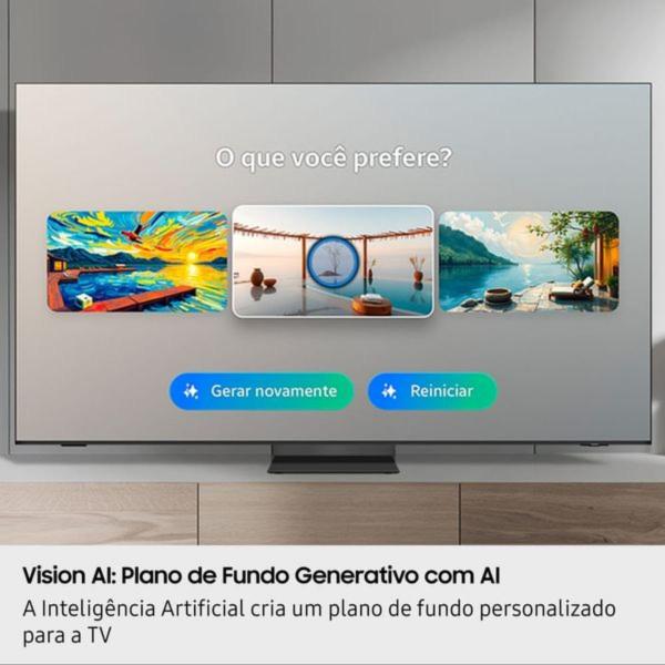 TV 50" SAMSUNG SMART VISION IA QLED ULTRA 4K GAMING QN50Q7FAA - Imagem 5