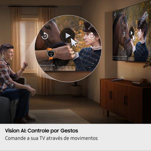TV 50" SAMSUNG SMART VISION IA QLED ULTRA 4K GAMING QN50Q7FAA - Imagem 6