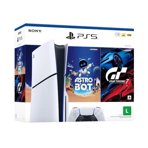 CONSOLE SONY PLAYSTATION 5 BUNDLE DISK +2 JOGOS - Imagem 2