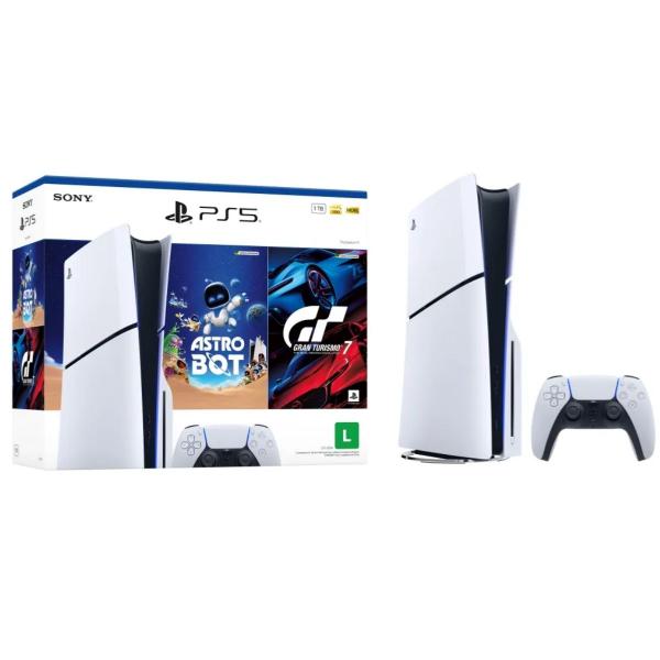 CONSOLE SONY PLAYSTATION 5 BUNDLE DISK +2 JOGOS - Imagem 3