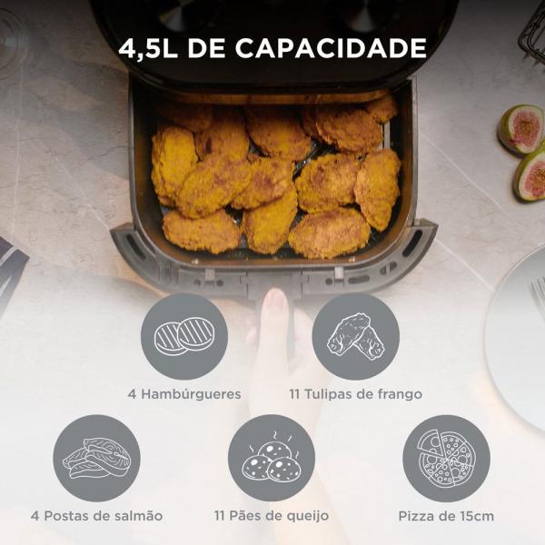 FRITADEIRA MIDEA AIR FRYER WIDEMAX 4,5L - Imagem 6