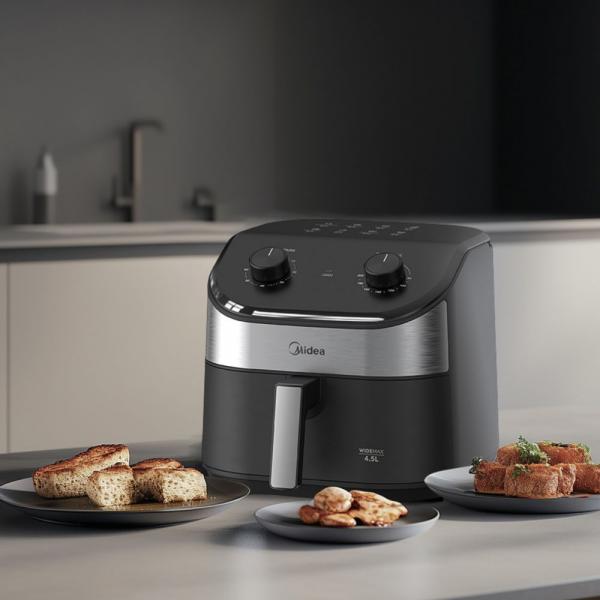 FRITADEIRA MIDEA AIR FRYER WIDEMAX 4,5L - Imagem 9